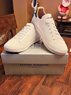 Mark Nason Men's White Sneakers